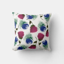 Search for blue and burgundy pillows Chic