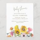 Search for budget baby shower invitations Botanical