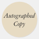 Search for signed copy stickers Autograph