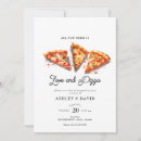 Search for italian bridal shower invitations Love and pizza