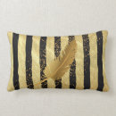 Search for black and gold stripes pillows Cute