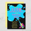 Search for girls 11th birthday invitations Blue