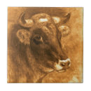 Search for cow tiles Vintage