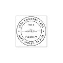 Search for return address rubber stamps Circle text script