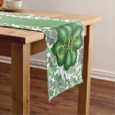 Search for monogram table runners Green and white