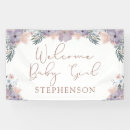 Search for purple baby shower banners Floral