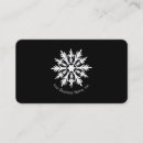 Search for snowflake business cards Cold