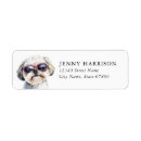 Search for shih tzu return address labels Dog
