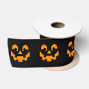 Search for halloween ribbon Pumpkin face