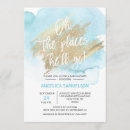Search for oh the places invitations Watercolor