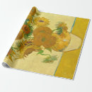 Search for sunflower wrapping paper Impressionism