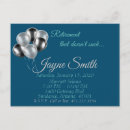 Search for retirement announcement postcards Silver