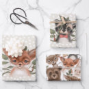 Search for nature wrapping paper Wild animals