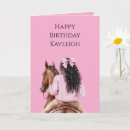 Search for horse birthday cards Pink