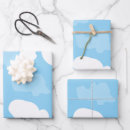 Search for blue cloud wrapping paper Weather
