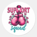 Search for breast cancer awareness stickers Support squad