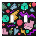 Search for colorful light switch covers Geometric