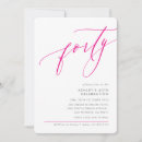 Search for hot pink invitations Trendy