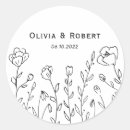 Search for rustic wedding stickers Floral