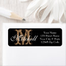 Search for fancy return address labels Boho bride and groom