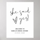 Search for she said yes wedding signs Minimalist