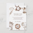 Search for safari birthday thank you cards Lion