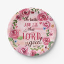 Search for bible verse paper plates Floral
