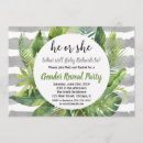 Search for tropical gender reveal invitations Baby