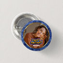 Search for adult birthday buttons Gold