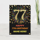 Search for 77th birthday cards Colorful