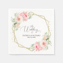 Search for pink floral napkins Calligraphy