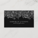 Search for black and silver business cards Elegant