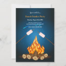 Search for bonfire invitations Roasting marshmallows