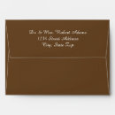 Search for brown wedding envelopes Chic