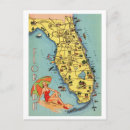 Search for vintage florida postcards Map