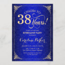 Search for blue gold retirement invitations Retired