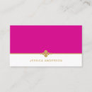 Search for hot pink business cards Feminine