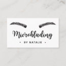 Search for permanent makeup business cards Minimalist