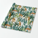 Search for jungle wrapping paper Tropical leaves