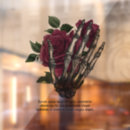 Search for floral window decals Black