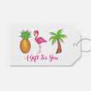 Search for flamingo gift tags Palm tree