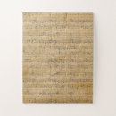 Search for sheet music puzzles Antique