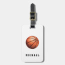 Search for basketball luggage tags Kids