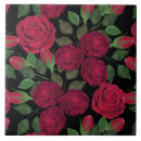 Search for red rose tiles Watercolor