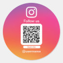 Search for qr code stickers Instagram