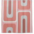 Search for salmon shower curtains Geometric