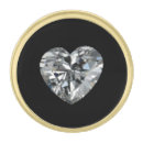 Search for diamond lapel pins Heart