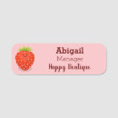 Search for strawberry name tags Kawaii