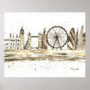 Search for london vintage travel posters Watercolor
