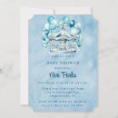 Search for carousel baby shower invitations Blue
